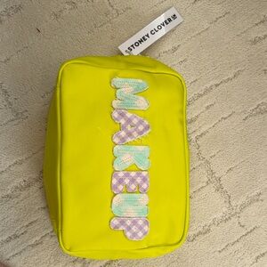 Stoney Clover Lane Neon Yellow Pouch